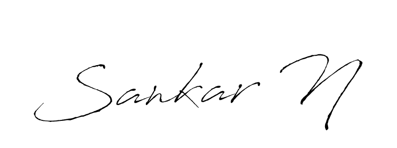 Create a beautiful signature design for name Sankar N. With this signature (Antro_Vectra) fonts, you can make a handwritten signature for free. Sankar N signature style 6 images and pictures png
