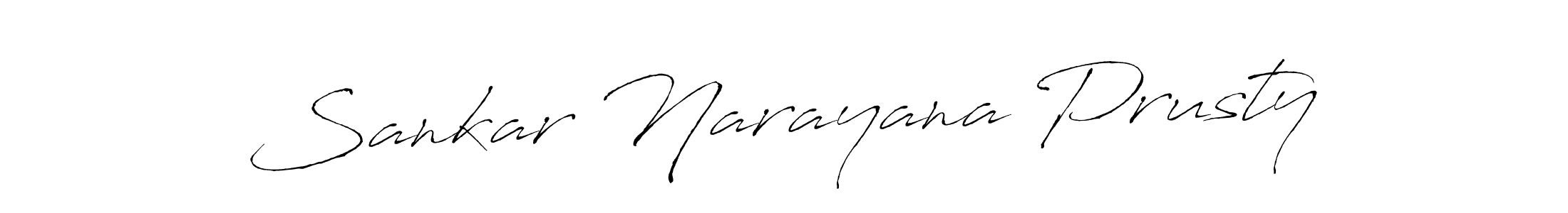 Use a signature maker to create a handwritten signature online. With this signature software, you can design (Antro_Vectra) your own signature for name Sankar Narayana Prusty. Sankar Narayana Prusty signature style 6 images and pictures png