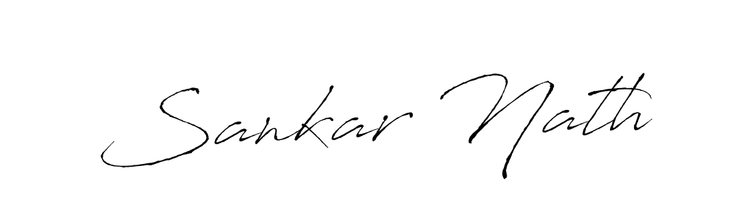 Make a beautiful signature design for name Sankar Nath. With this signature (Antro_Vectra) style, you can create a handwritten signature for free. Sankar Nath signature style 6 images and pictures png