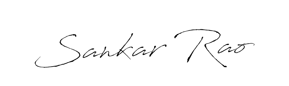 How to make Sankar Rao name signature. Use Antro_Vectra style for creating short signs online. This is the latest handwritten sign. Sankar Rao signature style 6 images and pictures png