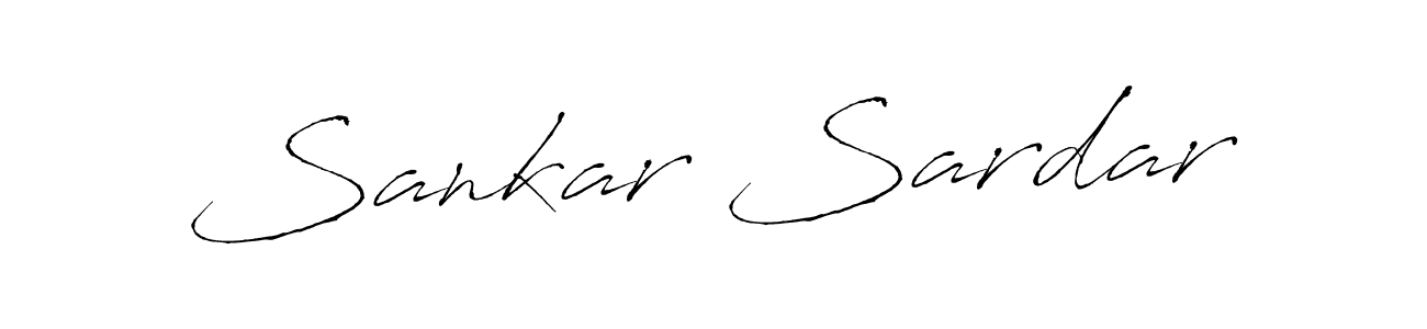 Design your own signature with our free online signature maker. With this signature software, you can create a handwritten (Antro_Vectra) signature for name Sankar Sardar. Sankar Sardar signature style 6 images and pictures png