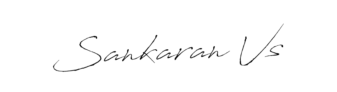 Also we have Sankaran Vs name is the best signature style. Create professional handwritten signature collection using Antro_Vectra autograph style. Sankaran Vs signature style 6 images and pictures png