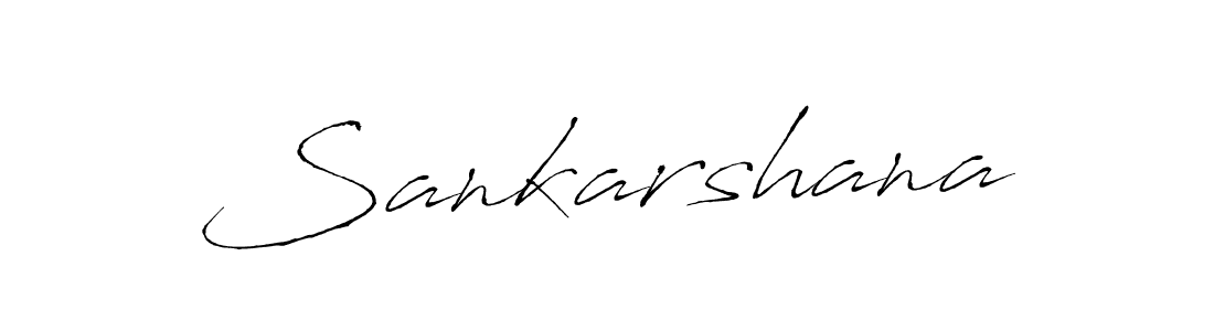 Design your own signature with our free online signature maker. With this signature software, you can create a handwritten (Antro_Vectra) signature for name Sankarshana. Sankarshana signature style 6 images and pictures png