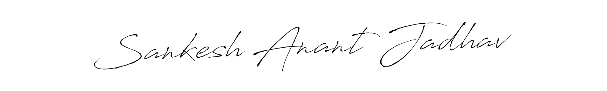 if you are searching for the best signature style for your name Sankesh Anant Jadhav. so please give up your signature search. here we have designed multiple signature styles  using Antro_Vectra. Sankesh Anant Jadhav signature style 6 images and pictures png