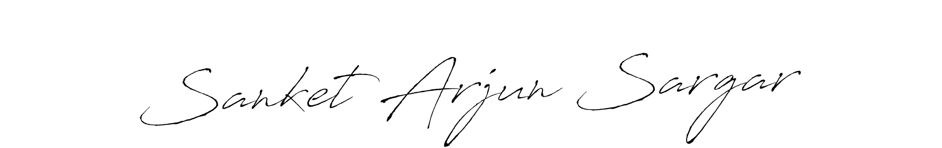 How to make Sanket Arjun Sargar signature? Antro_Vectra is a professional autograph style. Create handwritten signature for Sanket Arjun Sargar name. Sanket Arjun Sargar signature style 6 images and pictures png