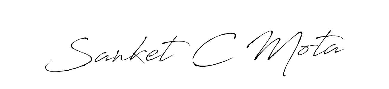 How to Draw Sanket C Mota signature style? Antro_Vectra is a latest design signature styles for name Sanket C Mota. Sanket C Mota signature style 6 images and pictures png