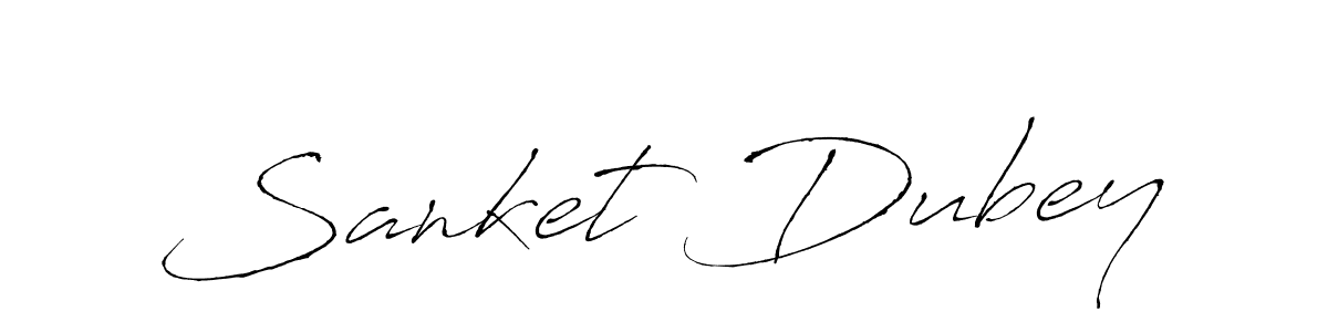 Create a beautiful signature design for name Sanket Dubey. With this signature (Antro_Vectra) fonts, you can make a handwritten signature for free. Sanket Dubey signature style 6 images and pictures png
