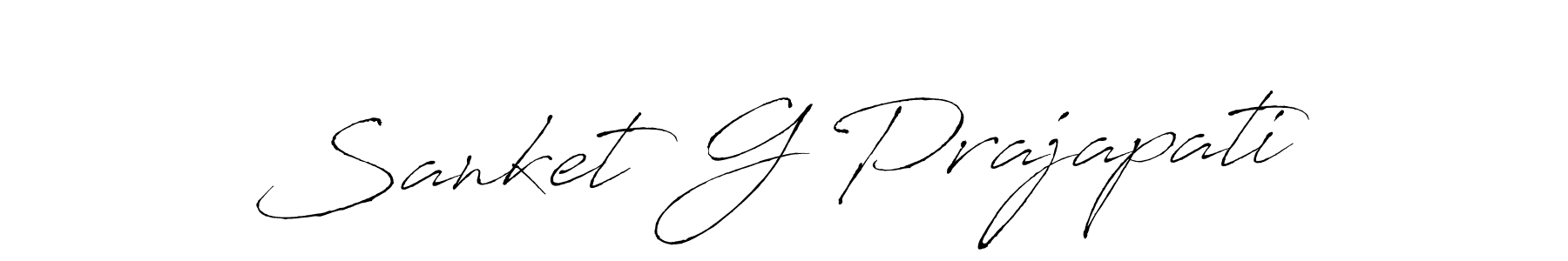 Antro_Vectra is a professional signature style that is perfect for those who want to add a touch of class to their signature. It is also a great choice for those who want to make their signature more unique. Get Sanket G Prajapati name to fancy signature for free. Sanket G Prajapati signature style 6 images and pictures png