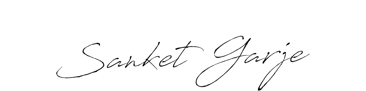 Make a beautiful signature design for name Sanket Garje. Use this online signature maker to create a handwritten signature for free. Sanket Garje signature style 6 images and pictures png