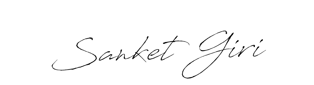 Use a signature maker to create a handwritten signature online. With this signature software, you can design (Antro_Vectra) your own signature for name Sanket Giri. Sanket Giri signature style 6 images and pictures png
