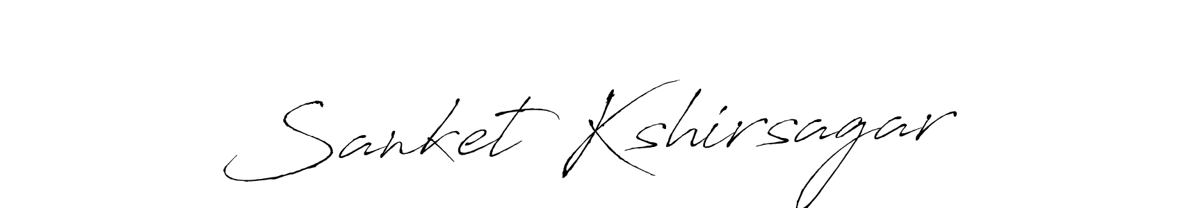 Make a beautiful signature design for name Sanket Kshirsagar. Use this online signature maker to create a handwritten signature for free. Sanket Kshirsagar signature style 6 images and pictures png