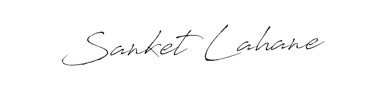 How to make Sanket Lahane signature? Antro_Vectra is a professional autograph style. Create handwritten signature for Sanket Lahane name. Sanket Lahane signature style 6 images and pictures png