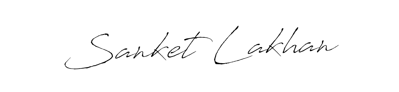 if you are searching for the best signature style for your name Sanket Lakhan. so please give up your signature search. here we have designed multiple signature styles  using Antro_Vectra. Sanket Lakhan signature style 6 images and pictures png