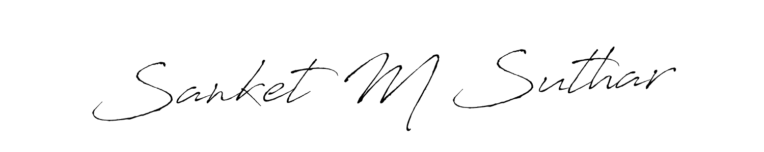 You can use this online signature creator to create a handwritten signature for the name Sanket M Suthar. This is the best online autograph maker. Sanket M Suthar signature style 6 images and pictures png