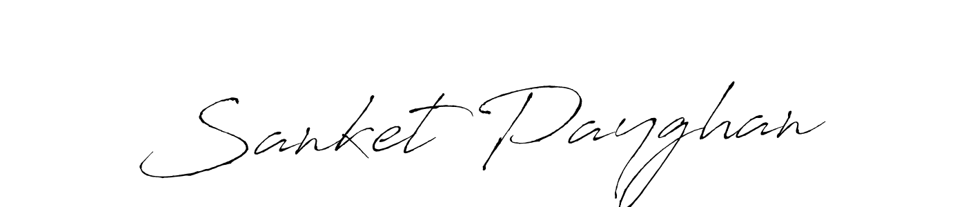 This is the best signature style for the Sanket Payghan name. Also you like these signature font (Antro_Vectra). Mix name signature. Sanket Payghan signature style 6 images and pictures png