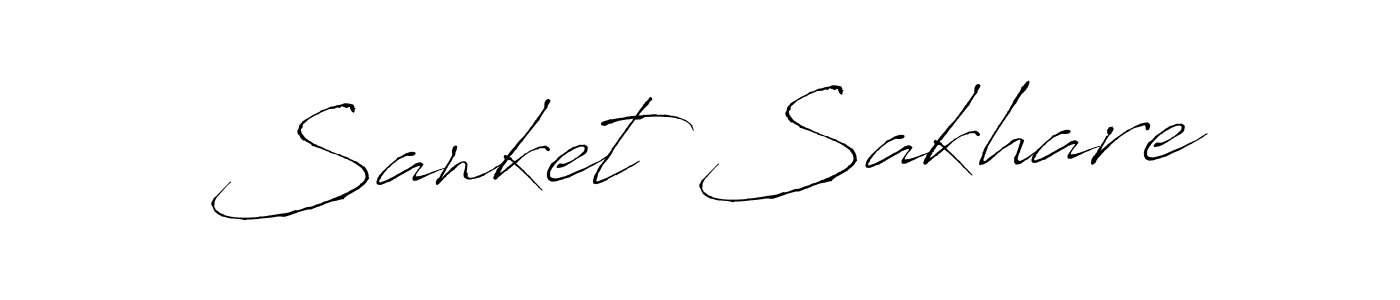 Create a beautiful signature design for name Sanket Sakhare. With this signature (Antro_Vectra) fonts, you can make a handwritten signature for free. Sanket Sakhare signature style 6 images and pictures png