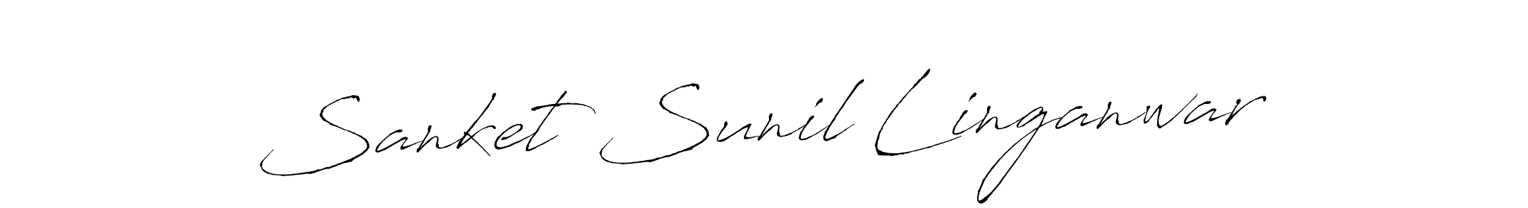 Make a beautiful signature design for name Sanket Sunil Linganwar. Use this online signature maker to create a handwritten signature for free. Sanket Sunil Linganwar signature style 6 images and pictures png