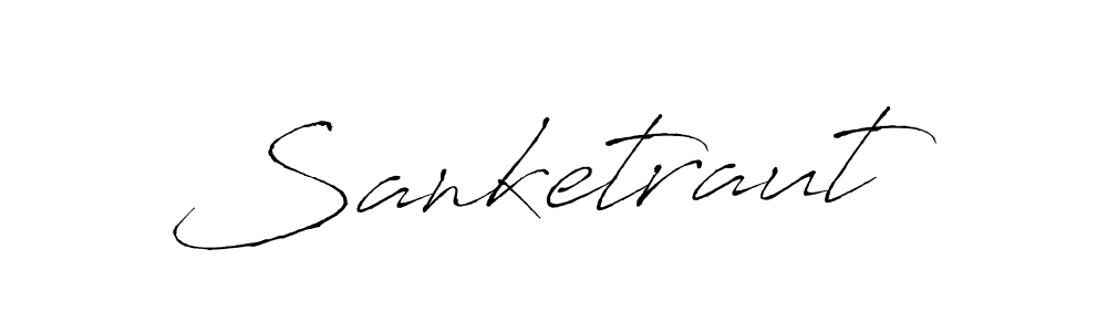 The best way (Antro_Vectra) to make a short signature is to pick only two or three words in your name. The name Sanketraut include a total of six letters. For converting this name. Sanketraut signature style 6 images and pictures png