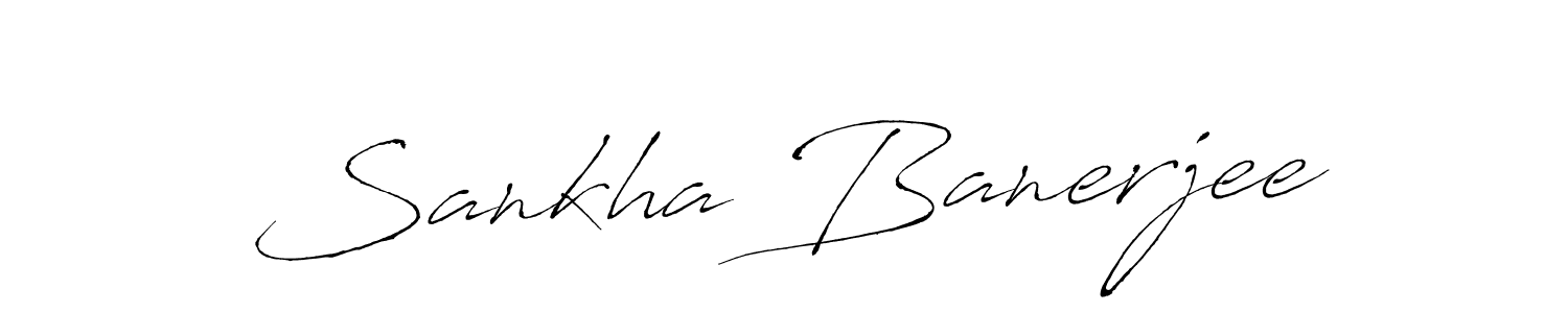 Use a signature maker to create a handwritten signature online. With this signature software, you can design (Antro_Vectra) your own signature for name Sankha Banerjee. Sankha Banerjee signature style 6 images and pictures png
