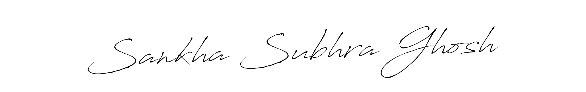 Make a beautiful signature design for name Sankha Subhra Ghosh. With this signature (Antro_Vectra) style, you can create a handwritten signature for free. Sankha Subhra Ghosh signature style 6 images and pictures png