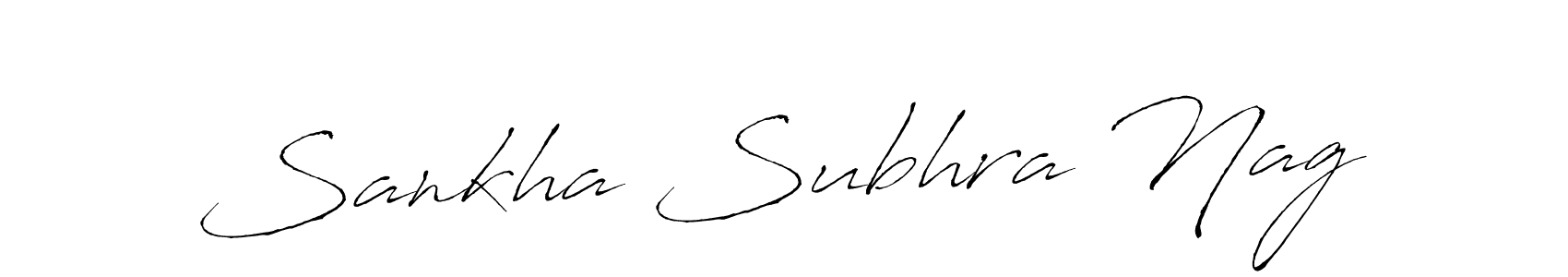 Sankha Subhra Nag stylish signature style. Best Handwritten Sign (Antro_Vectra) for my name. Handwritten Signature Collection Ideas for my name Sankha Subhra Nag. Sankha Subhra Nag signature style 6 images and pictures png