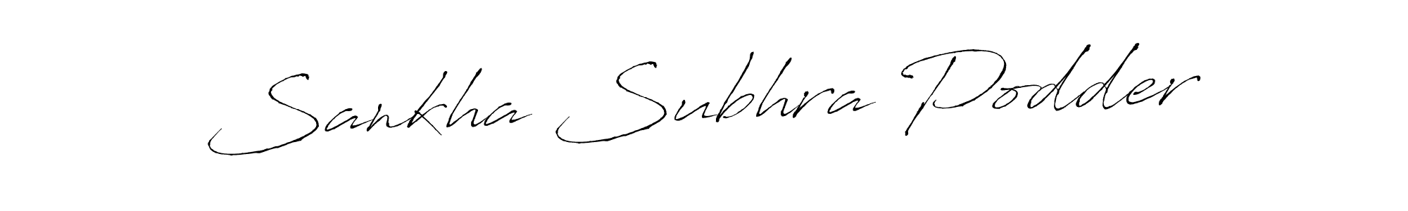 Sankha Subhra Podder stylish signature style. Best Handwritten Sign (Antro_Vectra) for my name. Handwritten Signature Collection Ideas for my name Sankha Subhra Podder. Sankha Subhra Podder signature style 6 images and pictures png