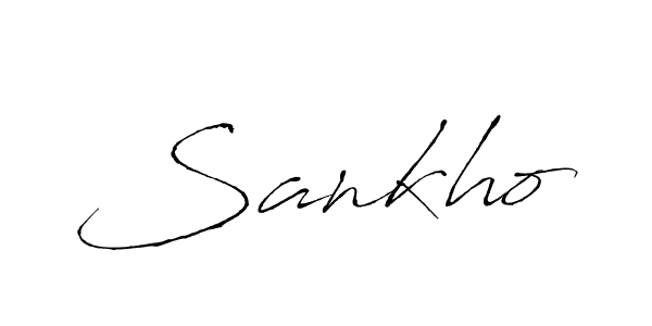 The best way (Antro_Vectra) to make a short signature is to pick only two or three words in your name. The name Sankho include a total of six letters. For converting this name. Sankho signature style 6 images and pictures png