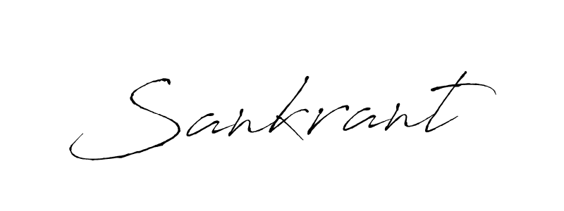 How to make Sankrant name signature. Use Antro_Vectra style for creating short signs online. This is the latest handwritten sign. Sankrant signature style 6 images and pictures png