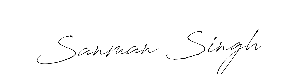 Antro_Vectra is a professional signature style that is perfect for those who want to add a touch of class to their signature. It is also a great choice for those who want to make their signature more unique. Get Sanman Singh name to fancy signature for free. Sanman Singh signature style 6 images and pictures png