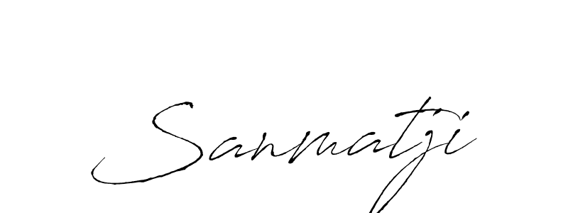 Create a beautiful signature design for name Sanmatji. With this signature (Antro_Vectra) fonts, you can make a handwritten signature for free. Sanmatji signature style 6 images and pictures png