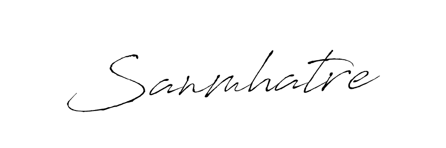 Also we have Sanmhatre name is the best signature style. Create professional handwritten signature collection using Antro_Vectra autograph style. Sanmhatre signature style 6 images and pictures png