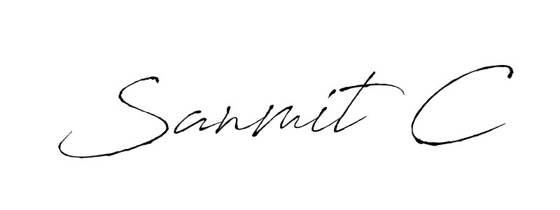 This is the best signature style for the Sanmit C name. Also you like these signature font (Antro_Vectra). Mix name signature. Sanmit C signature style 6 images and pictures png