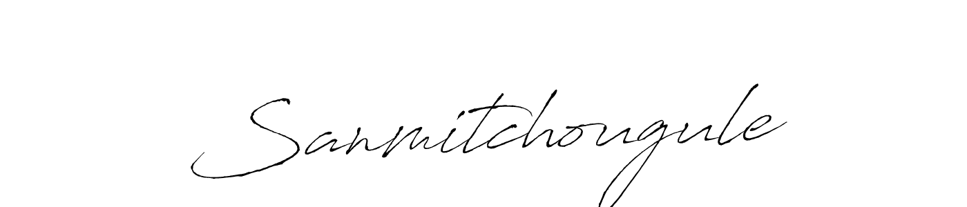 Also we have Sanmitchougule name is the best signature style. Create professional handwritten signature collection using Antro_Vectra autograph style. Sanmitchougule signature style 6 images and pictures png