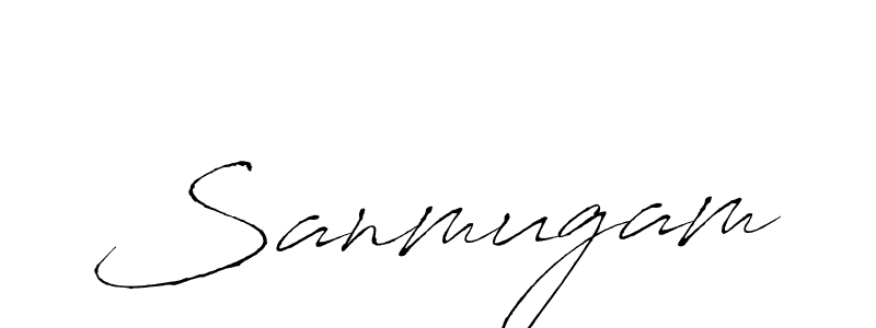 Design your own signature with our free online signature maker. With this signature software, you can create a handwritten (Antro_Vectra) signature for name Sanmugam. Sanmugam signature style 6 images and pictures png