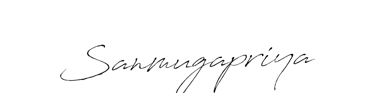 How to make Sanmugapriya signature? Antro_Vectra is a professional autograph style. Create handwritten signature for Sanmugapriya name. Sanmugapriya signature style 6 images and pictures png