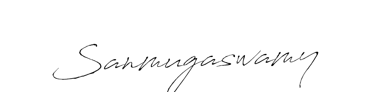 Create a beautiful signature design for name Sanmugaswamy. With this signature (Antro_Vectra) fonts, you can make a handwritten signature for free. Sanmugaswamy signature style 6 images and pictures png
