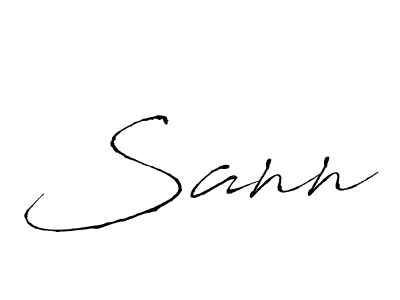 How to make Sann signature? Antro_Vectra is a professional autograph style. Create handwritten signature for Sann name. Sann signature style 6 images and pictures png