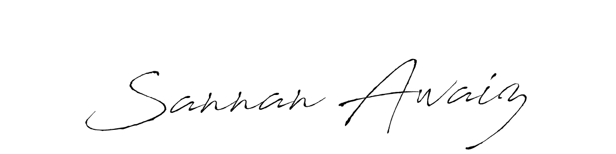 It looks lik you need a new signature style for name Sannan Awaiz. Design unique handwritten (Antro_Vectra) signature with our free signature maker in just a few clicks. Sannan Awaiz signature style 6 images and pictures png