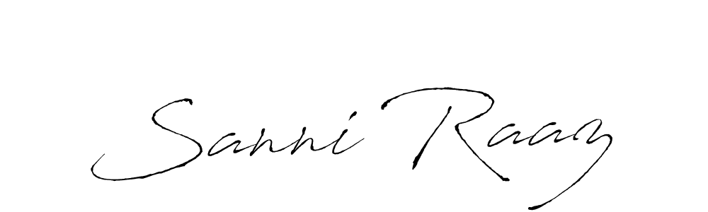 if you are searching for the best signature style for your name Sanni Raaz. so please give up your signature search. here we have designed multiple signature styles  using Antro_Vectra. Sanni Raaz signature style 6 images and pictures png