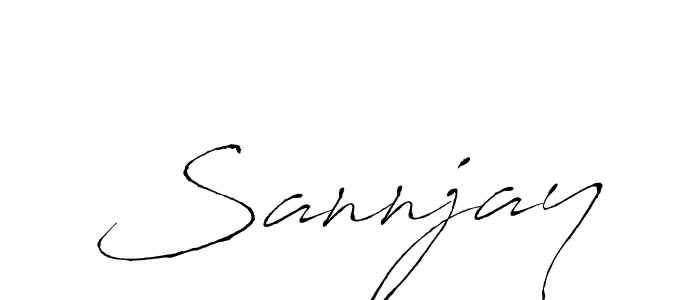 Make a beautiful signature design for name Sannjay. With this signature (Antro_Vectra) style, you can create a handwritten signature for free. Sannjay signature style 6 images and pictures png