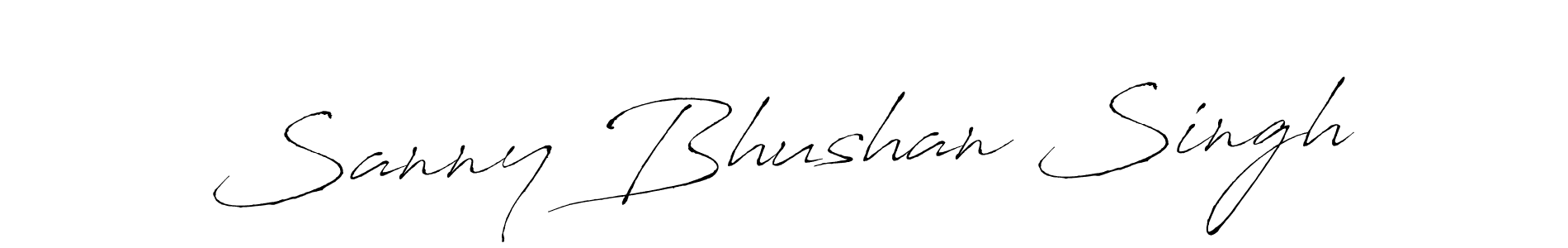 The best way (Antro_Vectra) to make a short signature is to pick only two or three words in your name. The name Sanny Bhushan Singh include a total of six letters. For converting this name. Sanny Bhushan Singh signature style 6 images and pictures png