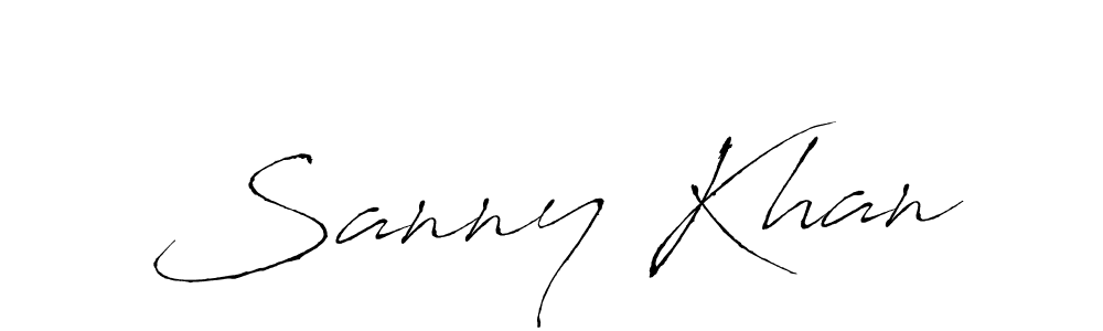 Make a beautiful signature design for name Sanny Khan. Use this online signature maker to create a handwritten signature for free. Sanny Khan signature style 6 images and pictures png