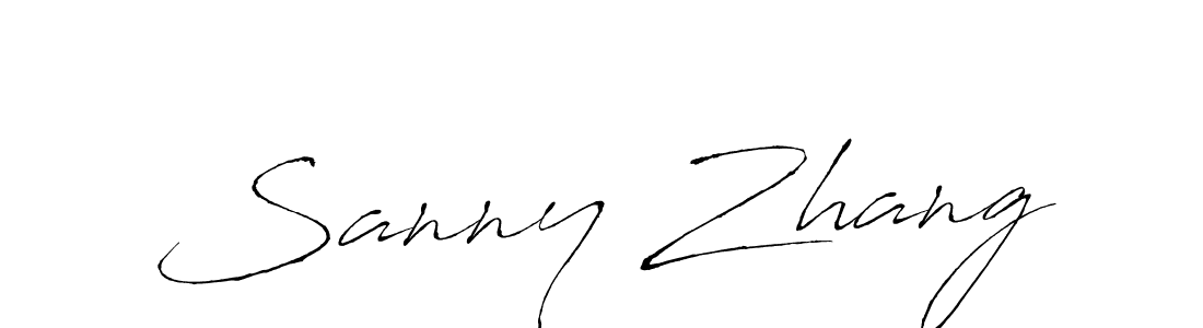 You should practise on your own different ways (Antro_Vectra) to write your name (Sanny Zhang) in signature. don't let someone else do it for you. Sanny Zhang signature style 6 images and pictures png