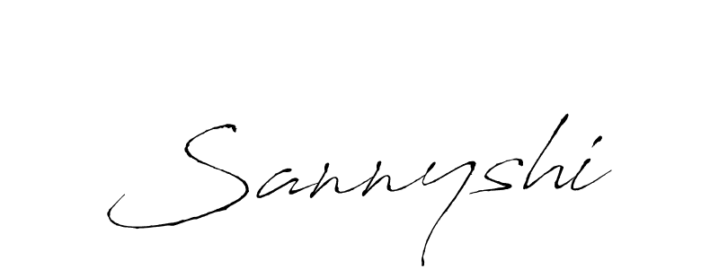 The best way (Antro_Vectra) to make a short signature is to pick only two or three words in your name. The name Sannyshi include a total of six letters. For converting this name. Sannyshi signature style 6 images and pictures png