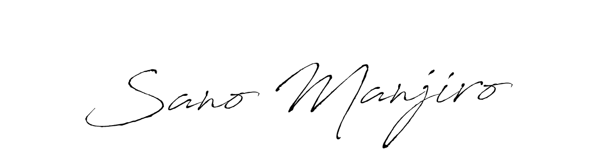 Antro_Vectra is a professional signature style that is perfect for those who want to add a touch of class to their signature. It is also a great choice for those who want to make their signature more unique. Get Sano Manjiro name to fancy signature for free. Sano Manjiro signature style 6 images and pictures png