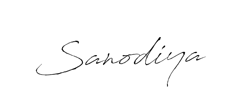 Create a beautiful signature design for name Sanodiya. With this signature (Antro_Vectra) fonts, you can make a handwritten signature for free. Sanodiya signature style 6 images and pictures png