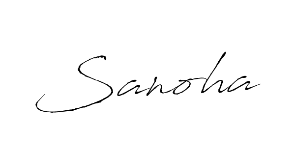 Also You can easily find your signature by using the search form. We will create Sanoha name handwritten signature images for you free of cost using Antro_Vectra sign style. Sanoha signature style 6 images and pictures png