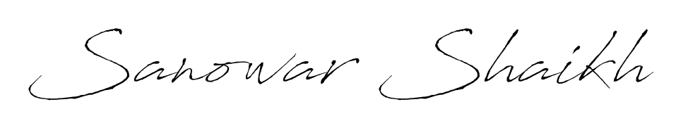 Express your personality with a custom Sanowar Shaikh signature crafted with Antro_Vectra typography. Free transparent PNG download available. Sanowar Shaikh signature style 6 images and pictures png