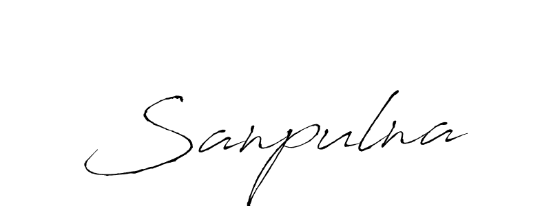 Similarly Antro_Vectra is the best handwritten signature design. Signature creator online .You can use it as an online autograph creator for name Sanpulna. Sanpulna signature style 6 images and pictures png