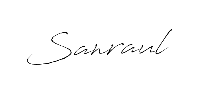 Make a beautiful signature design for name Sanraul. Use this online signature maker to create a handwritten signature for free. Sanraul signature style 6 images and pictures png